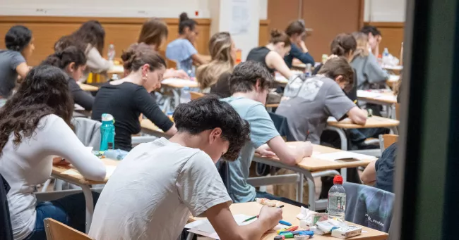 A lycée Turgot à Paris, ce mardi matin. 