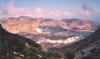 Comme sur l'île de K., Nisyros a son volcan. En photo, le cratère Stéphanos