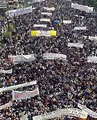 manifestation à athènes