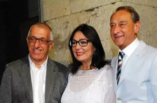 Nana Mouskouri, Nikitas Kaklamanis et Bertrand Delanoë