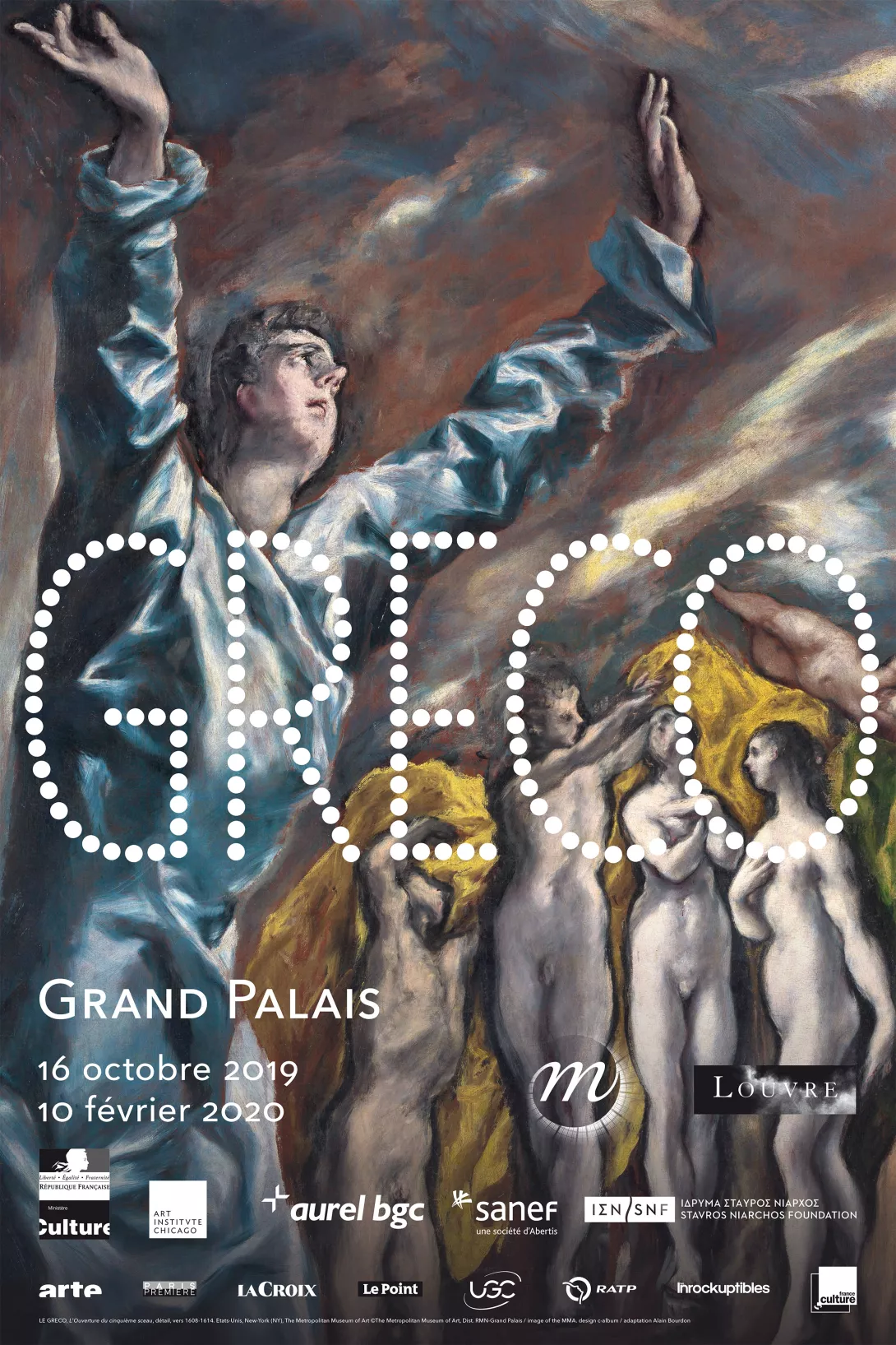 Affiche de l'exposition "Greco" au Grand Palais